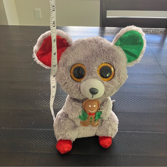 3/$18 - Ty Beanie Boos | Mac the Christmas Mouse stuffed animal - Picture 2 of 9